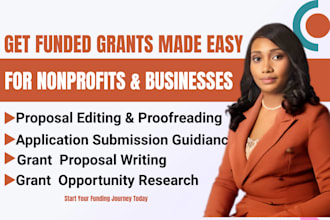 do grant proposal writing, grant research, apply grant for profit and non profit