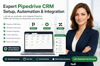 pipedrive CRM, pipedrive workflow automation integrate pipedrive crm zendesk