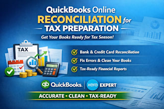 quickbooks online reconciliatiion for tax preparation