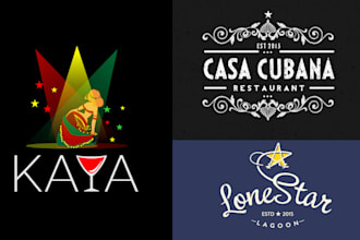 design bar, club, hookah, bartendar, lounge, nightclub, drinks logo