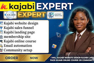 kajabi website design kajabi landing page kajabi online course or community va