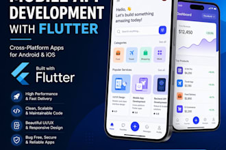 build a modern flutter mobile app