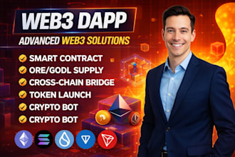 blockchain developer for web3 dapp defi nft zk snark on evm solana, react web3