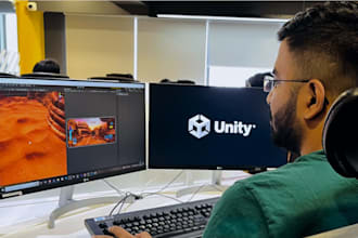develop unity game development 3d 2d for andriod ios web PC