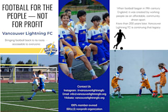 design a professional tri fold brochure for your business or nonprofit