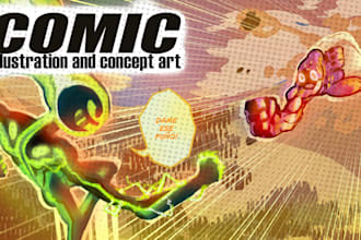 comic and manga illustration