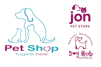 design a cute and professional pet, dog, cat, or animal logo