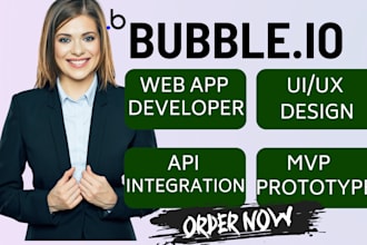 do bubble io nocode website saas chatbot marketplace mvp figma adole glide app