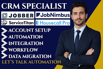 setup servicetitan, jobber and housecall pro workflow automation