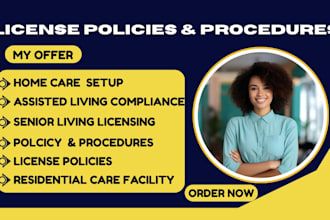 licensing ready policies for assisted living, senior living, and group homes
