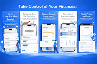 design app screenshots for play store and app store