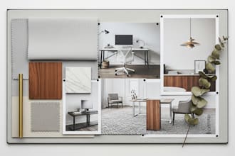 create a professional interior design mood board for your space