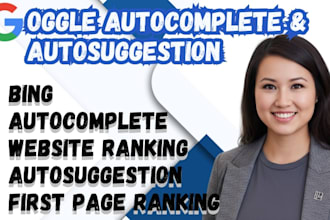 keyword website research google index, autocomplete, in bing for first page