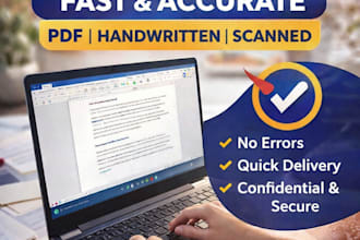 type or retype your document accurately and fast