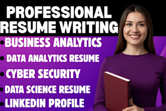 write data science, data analyst, business analyst design, cybersecurity