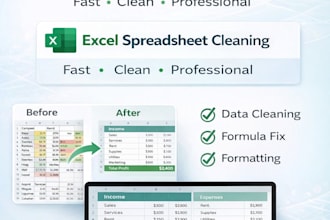 clean, organize and fix your excel spreadsheet