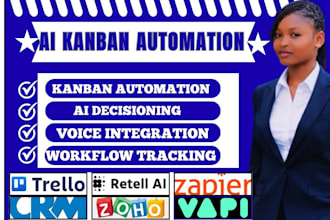 integrately form app deepseek retell ai trello ai voice agent kanban automation