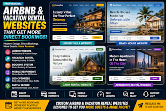 build airbnb website vacation rental website short term rental booking website
