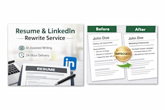 rewrite your resume or linkedin profile for maximum results
