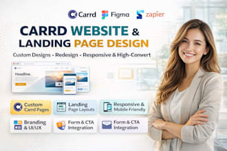 design carrd website carrd landing page redesign carrd website design carrd co