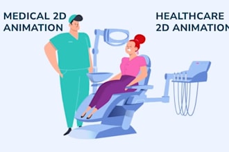 make 2d medical animation video 2d healthcare video 3d surgery anatomy animation