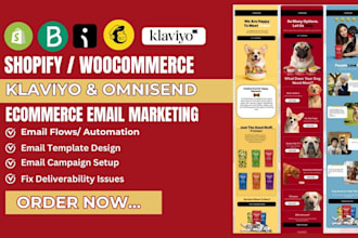 setup shopify klaviyo omnisend email flows email template canva to omnisend