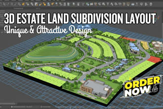 3d cad site plans subdivision visualization terrain modeling