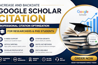 write article and increase google scholar citation