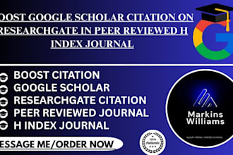 boost google scholar citation on researchgate in peer reviewed h index journal