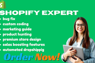 do shopify dropshipping website design and redesign for your online store