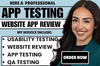 do app and website for bugs, usability, QA on iphone and ipad