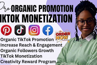 do organic tiktok growth promotion for tiktok monetization tiktok creator reward