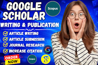 increase google scholar citation, scopus writing, publish research article
