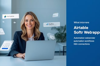 setup airtable automation database airtable crm softr webapp n8n