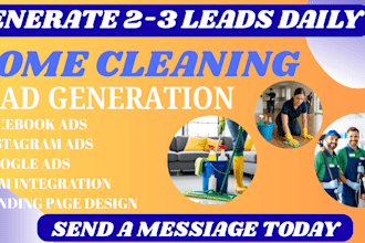home cleaning leads home cleaning facebook ads google ads video ads