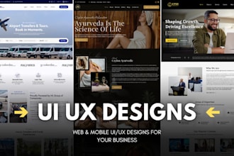 design a modern figma UI UX for your website and mobile app