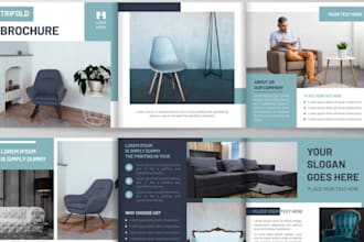 design editable canva business and company brochure templates from PDF content