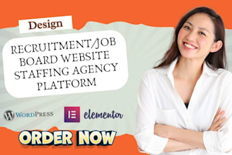 build a recruitment website, job board, job portal and staffing agency site