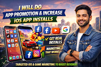 do app promotion increase IOS app install mobile app marketing game marketing