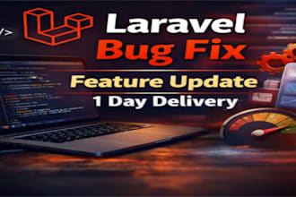 fix laravel bugs, errors, API, and website issues