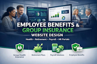 design employee benefits group health retirement payroll insurance website