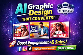 do ai graphic design for brands, social media ad creatives