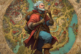 create your dnd character art, portraits and custom character sheet