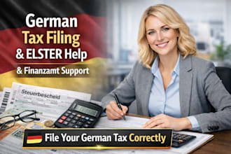 help with german tax filing elster tax return and finanzamt support