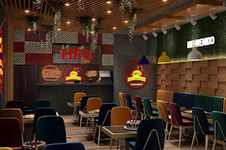 do restaurant interior design, cafe, coffee shop, bar commercial interior design