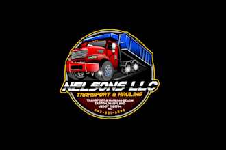create attractive and imagination hauling logo design