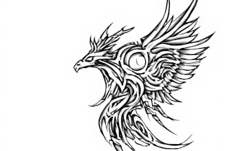 draw for you a custom tribal tattoo design