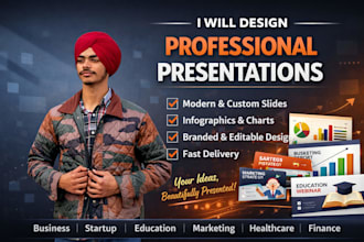 design professional modern and high impact presentations