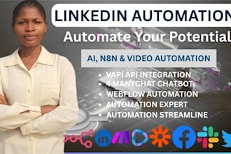 n8n linkedin automation ai ugc chatbot ai agent expert n8n video automation