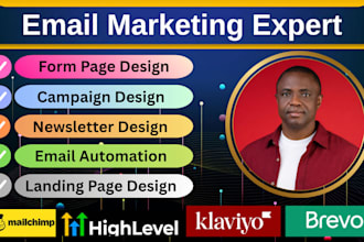 setup mailchimp email automation, campaigns and newsletters